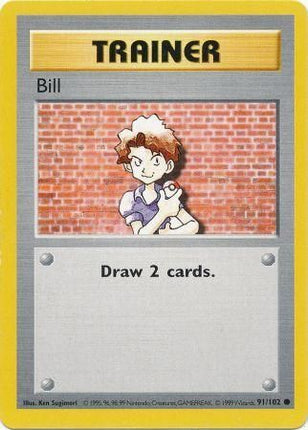Bill (91/102) [Base Set (Shadowless)]