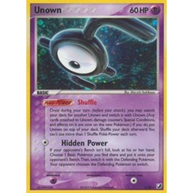 Unown (E) (E/28) [EX: Unseen Forces]