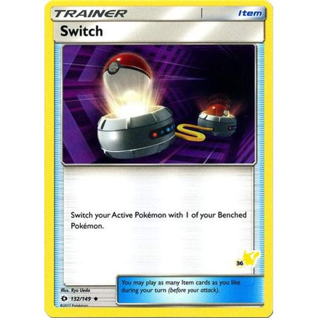 Switch (132/149) (Pikachu Stamp #36) [Battle Academy 2020]