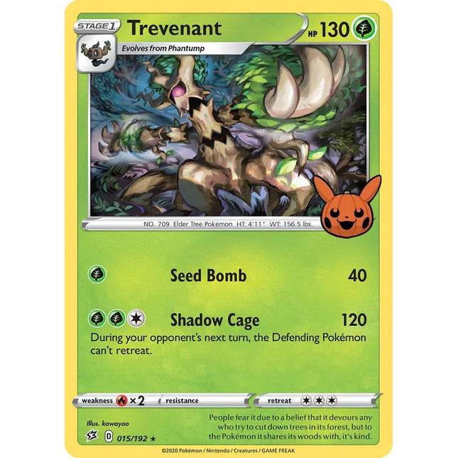 Trevenant (015/192) [Trick or Trade]