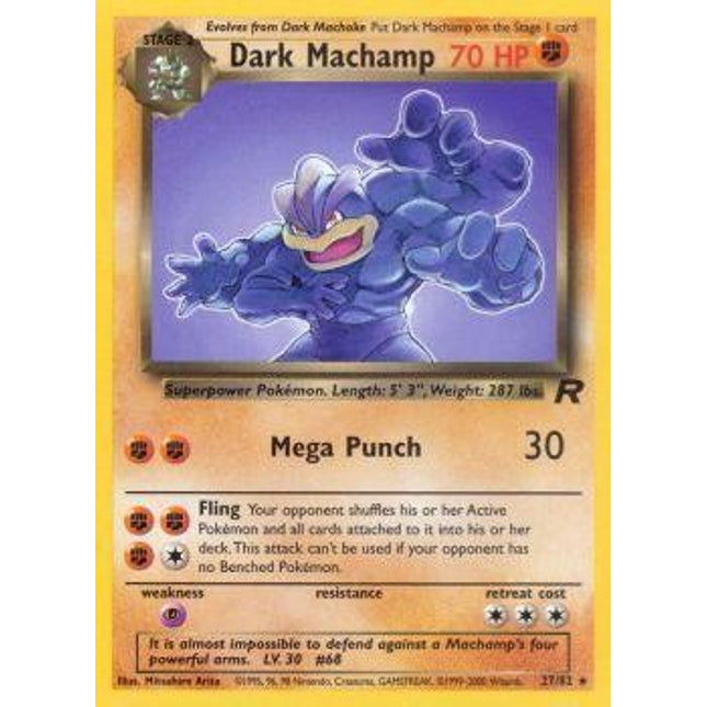 Dark Machamp (27/82) [Team Rocket]