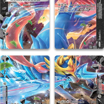 Zacian V-Union (Set of 4) [Sword & Shield: Black Star Promos]