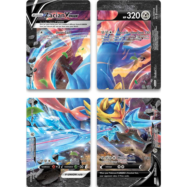 Zacian V-Union (Set of 4) [Sword & Shield: Black Star Promos]