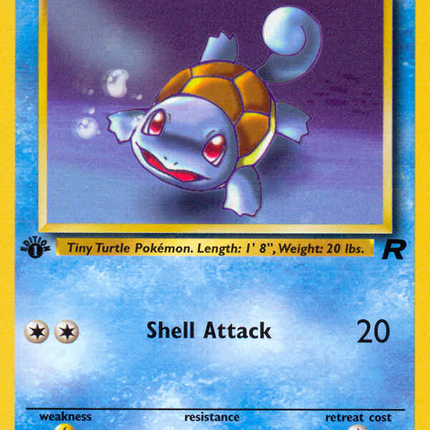 Squirtle (68/82) [Team Rocket 1st Edition]