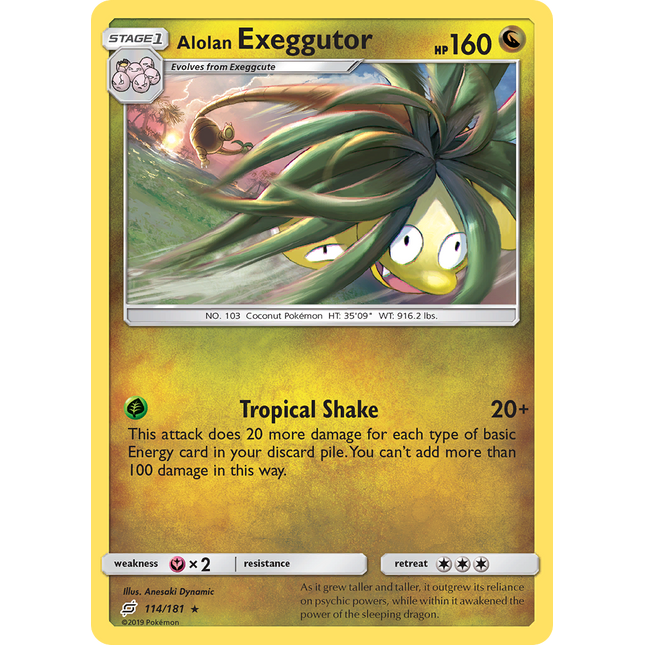 Alolan Exeggutor (114/181) [Sun & Moon: Team Up]