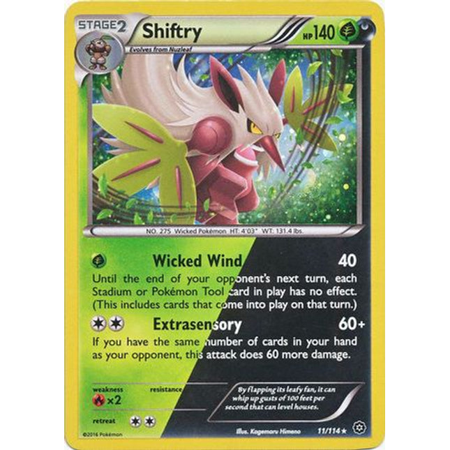 Shiftry (11/114) (Cosmos Holo) [XY: Steam Siege]