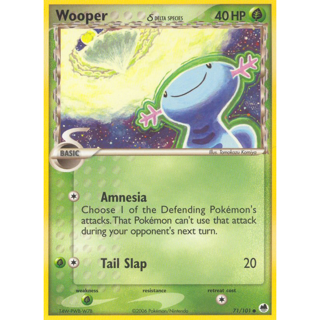 Wooper (71/101) (Delta Species) [EX: Dragon Frontiers]