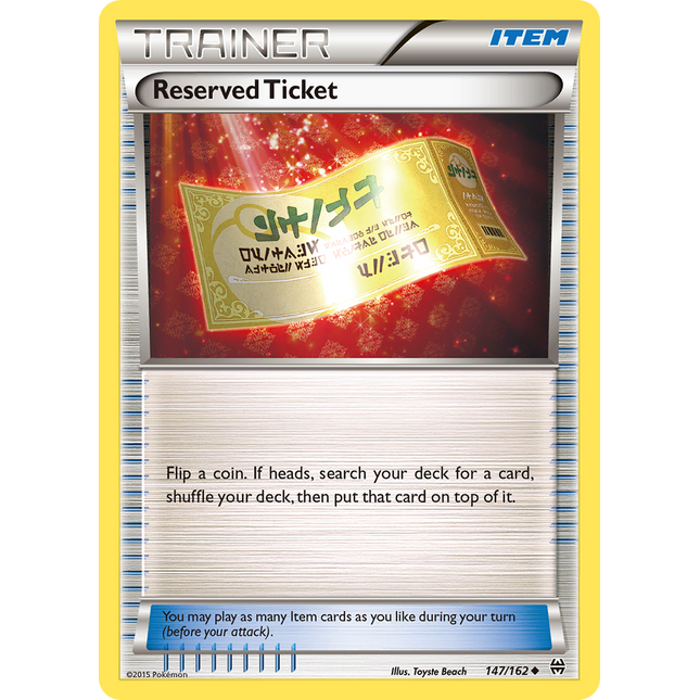 Reserved Ticket [BREAKthrough]