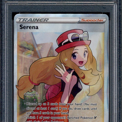 Serena - 193/195 - PSA 9 - Full Art - Silver Tempest - Pokemon - 61949