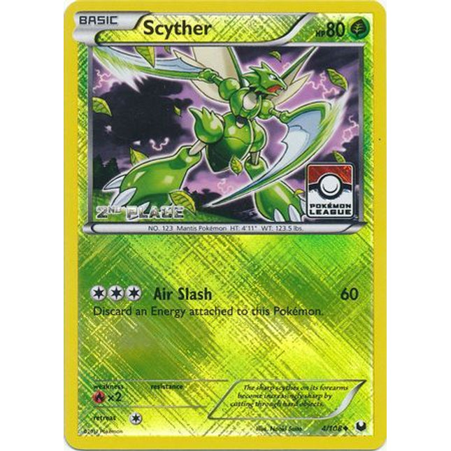 Scyther (4/108) (League Promo 2nd Place) [Black & White: Dark Explorers]
