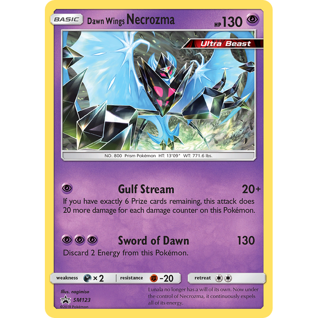 Dawn Wings Necrozma (SM123) [Sun & Moon: Black Star Promos]