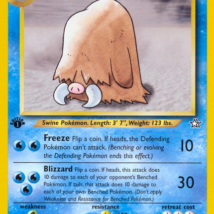 Piloswine (44/111) [Neo Genesis 1st Edition]
