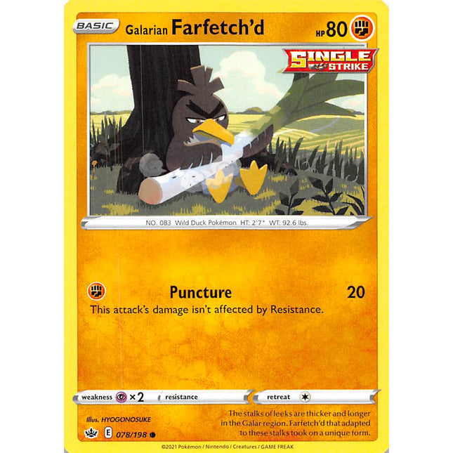 Galarian Farfetch’d (078/198) [Sword & Shield: Chilling Reign]