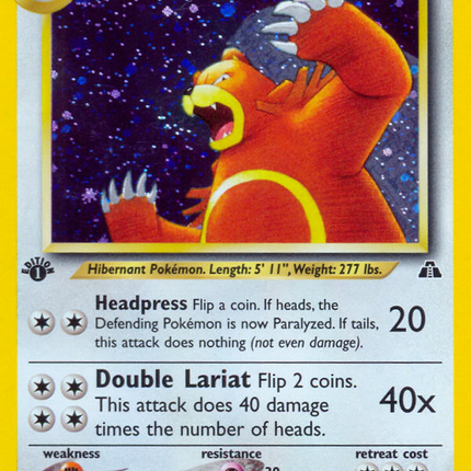 Ursaring (15/75) [Neo Discovery 1st Edition]