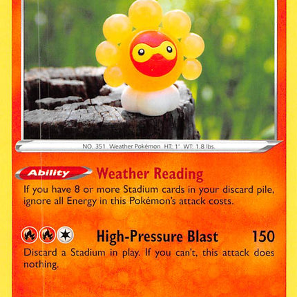 Castform Sunny Form (022/198) [Sword & Shield: Chilling Reign]
