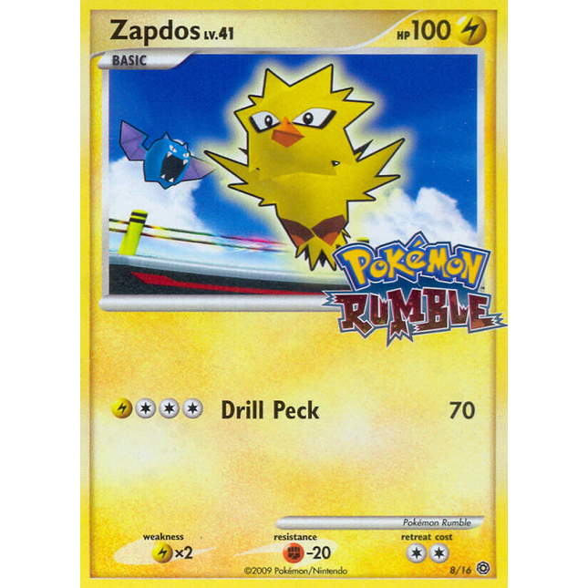 Zapdos (8/16) [Pokémon Rumble]