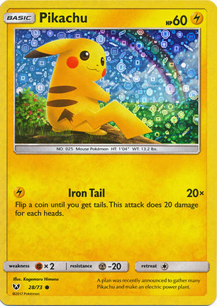 Pikachu (28/73) (General Mills Promo) [Miscellaneous Cards & Products]