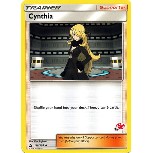 Cynthia (119/156) (Charizard Stamp #59) [Battle Academy 2020]