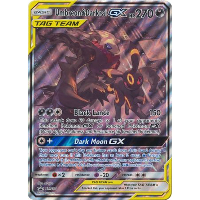 Umbreon & Darkrai GX (SM241) (Jumbo Card) [Sun & Moon: Black Star Promos]