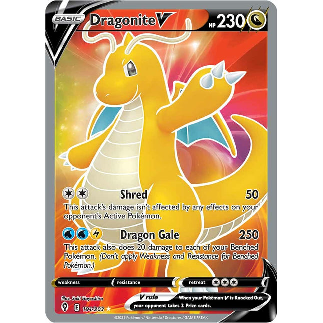 Dragonite V (191/203) [Sword & Shield: Evolving Skies]