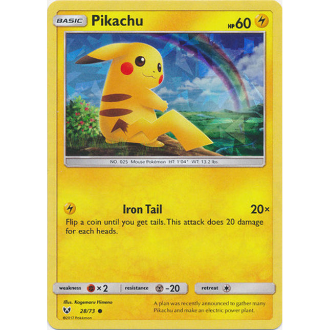 Pikachu (28/73) (Cracked Ice Holo) [Miscellaneous Cards & Products]