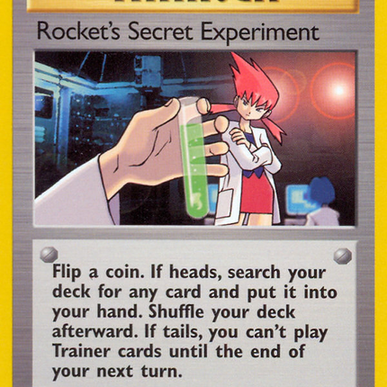 Rocket's Secret Experiment (120/132) [Gym Challenge 1st Edition]