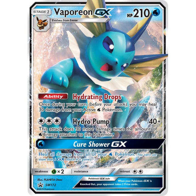 Vaporeon-GX [SM Black Star Promos]