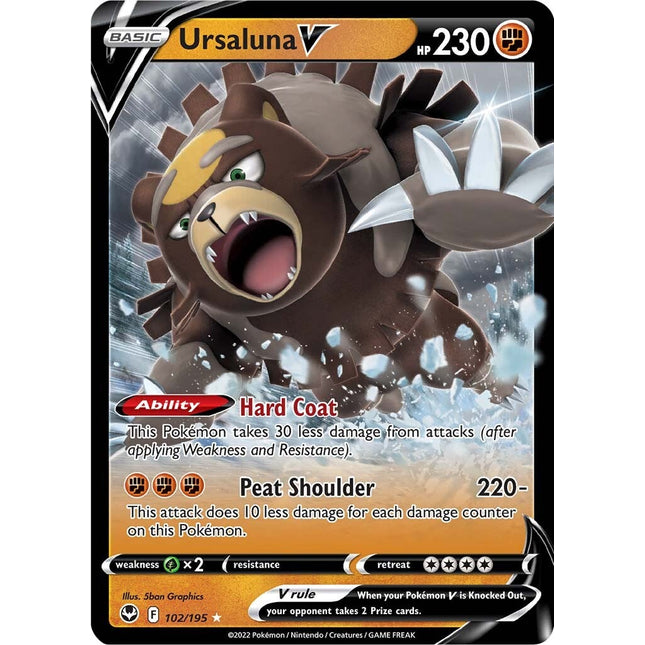 Ursaluna V (102/195) [Sword & Shield: Silver Tempest]