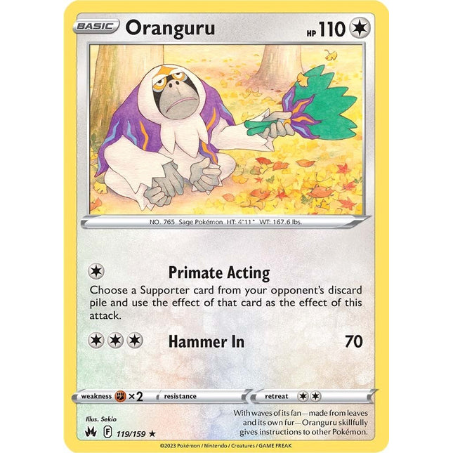 Oranguru (119/159) [Sword & Shield: Crown Zenith]