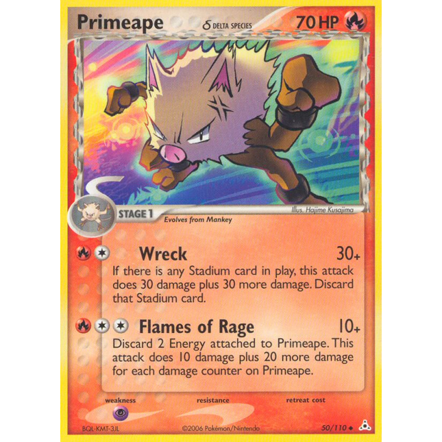 Primeape (50/110) (Delta Species) [EX: Holon Phantoms]