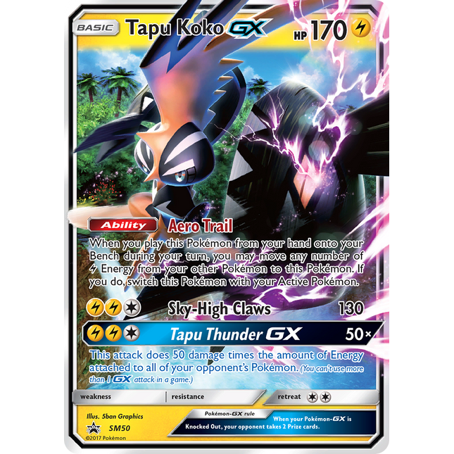 Tapu Koko GX (SM50) [Sun & Moon: Black Star Promos]