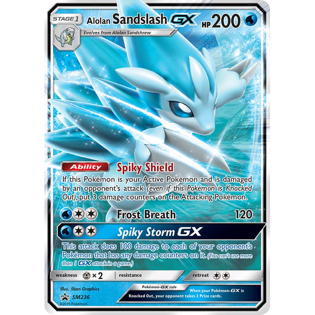 Alolan Sandslash GX [SM Black Star Promos]