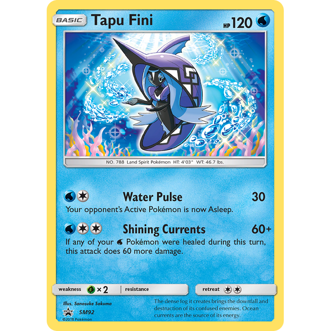 Tapu Fini (SM92) [Sun & Moon: Black Star Promos]
