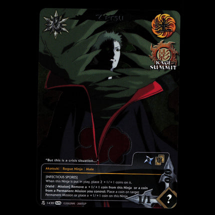 Zetsu - 1430 - NM - Foil - S25 - Naruto CCG - E1-164