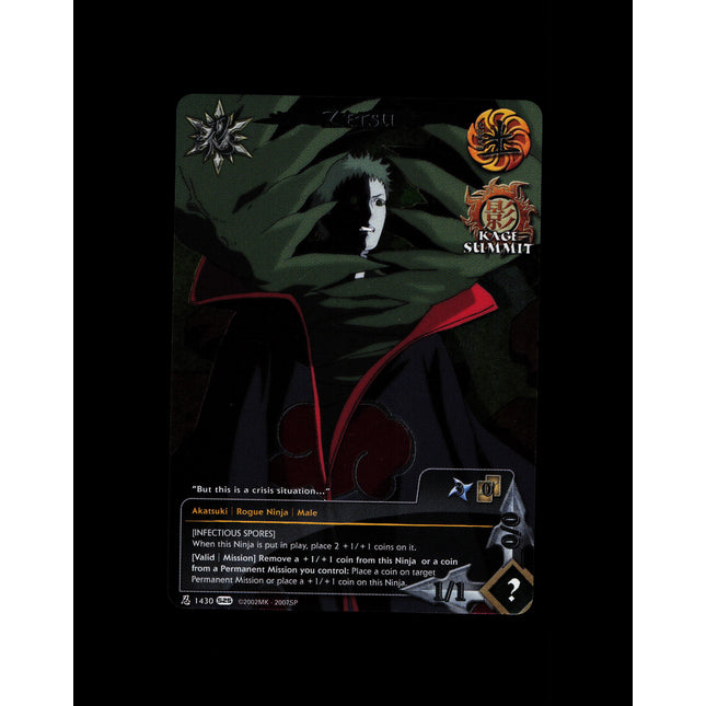 Zetsu - 1430 - NM - Foil - S25 - Naruto CCG - E1-164