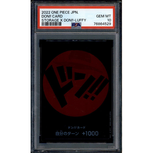 Luffy Don Card - Promo Storage - PSA 10 - Japanese Holo - Box - One Piece - 64529