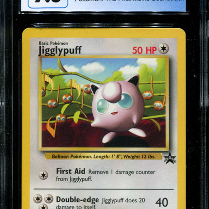 Jigglypuff - 7 - CGC 9.5 - Black Star Promo - First Movie Soundtrack - Pokemon - 54124