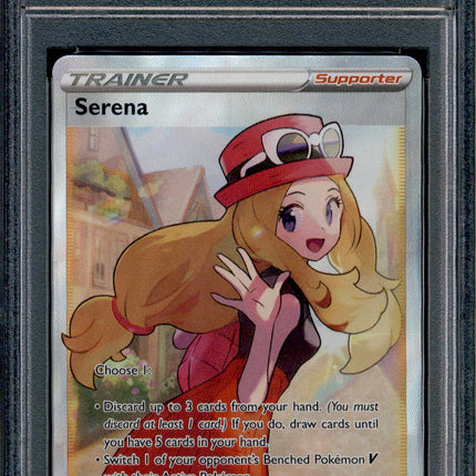 Serena - 193/195 - PSA 10 - Full Art - Silver Tempest - Pokemon - 61959
