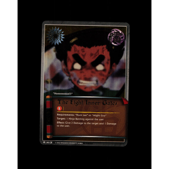 The Eight Inner Gates - 383 - NM - 1st Edition - Foil - Naruto CCG - D4-356