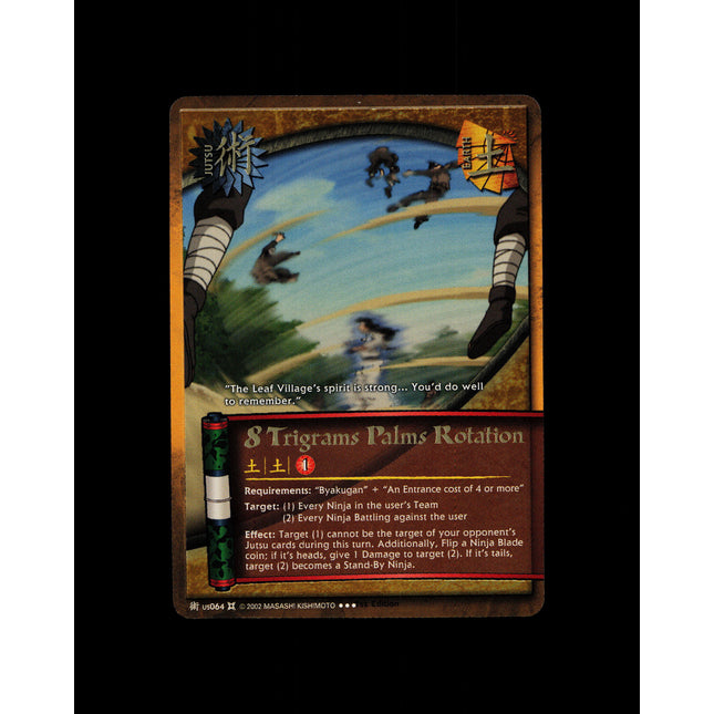 8 Trigrams Palms Rotation - us064 - NM - 1st Edition - Foil - Naruto CCG - D4-343