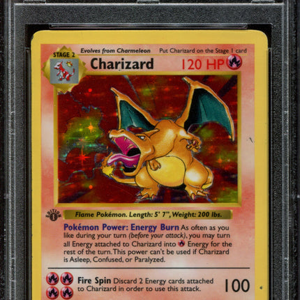 Charizard - 1st Edition - 4/102 - PSA 5 - Holo - Base Set - 61884