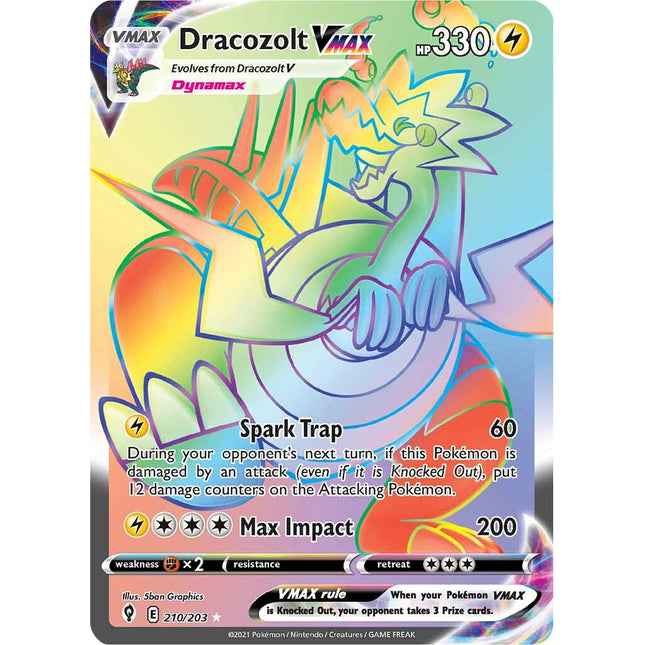 Dracozolt VMAX (210/203) [Sword & Shield: Evolving Skies]