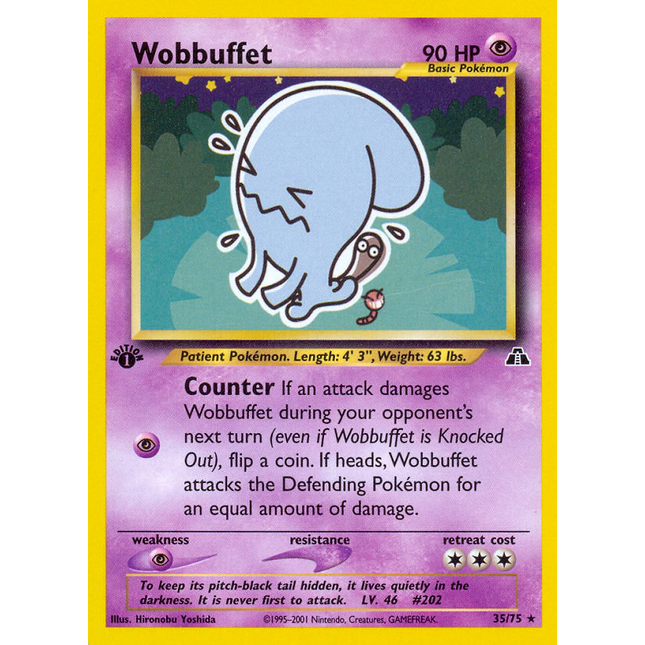 Wobbuffet (35/75) [Neo Discovery 1st Edition]