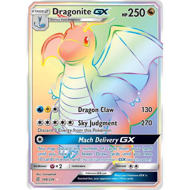 Dragonite GX (248/236) [Sun & Moon: Unified Minds]