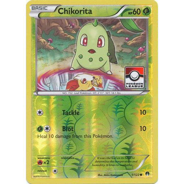 Chikorita (1/122) (League Promo) [XY: BREAKpoint]