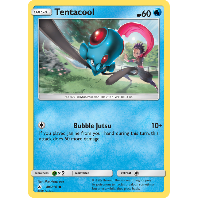 Tentacool (40/214) [Sun & Moon: Unbroken Bonds]