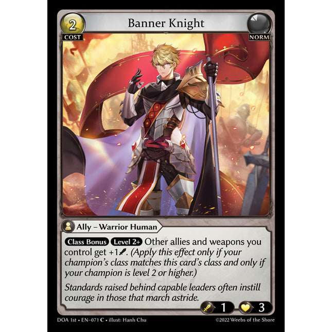 Banner Knight - DOA 1st EN-071 - Common - Near Mint - Non-Foil - Grand Archive TCG