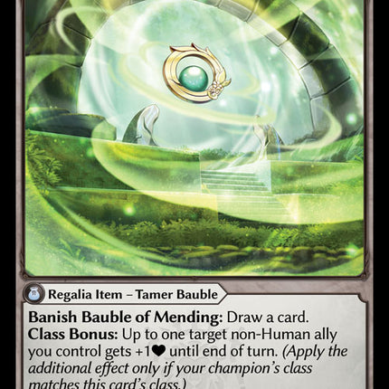 Bauble of Mending - DOA 1st EN-022 - Rare - Near Mint - Non-Foil - Grand Archive TCG