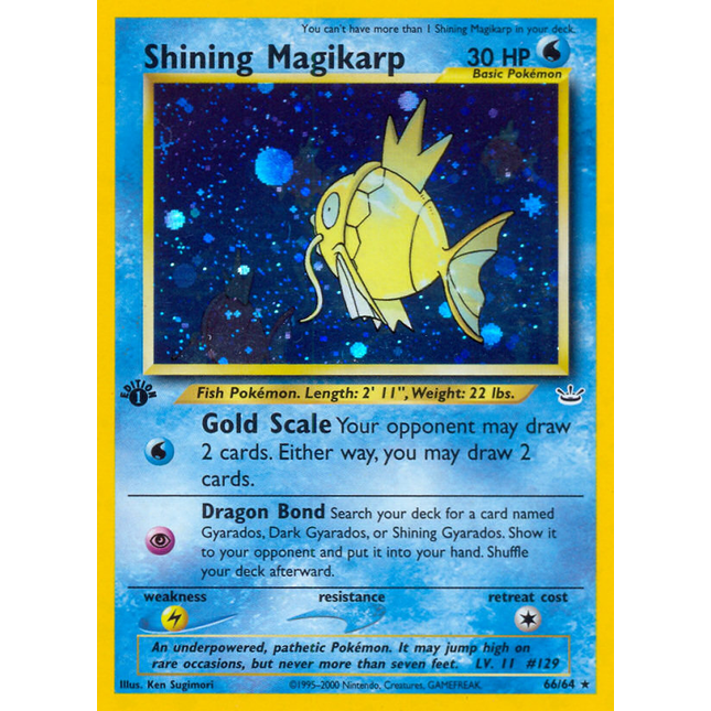 Shining Magikarp (66/64) [Neo Revelation 1st Edition]