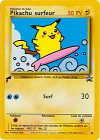 Pikachu (28) (Surfing) [Pikachu World Collection Promos]